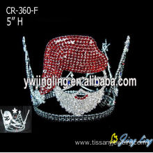 5 Inch Custom Santa Christmas Crowns Jewelry